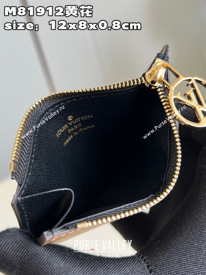 Louis Vuitton Monogram Reverse Canvas Romy Card Holder M81912 (nana-23122504)