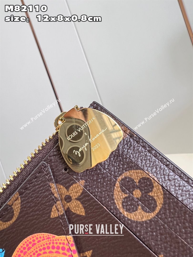 Louis Vuitton Monogram Canvas LV x YK Romy Card Holder M82110 Pumpkin print (nana-23122509)