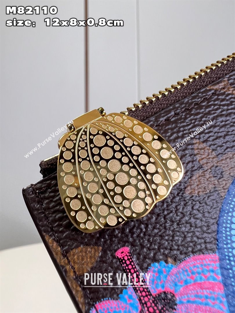 Louis Vuitton Monogram Canvas LV x YK Romy Card Holder M82110 Pumpkin print (nana-23122509)