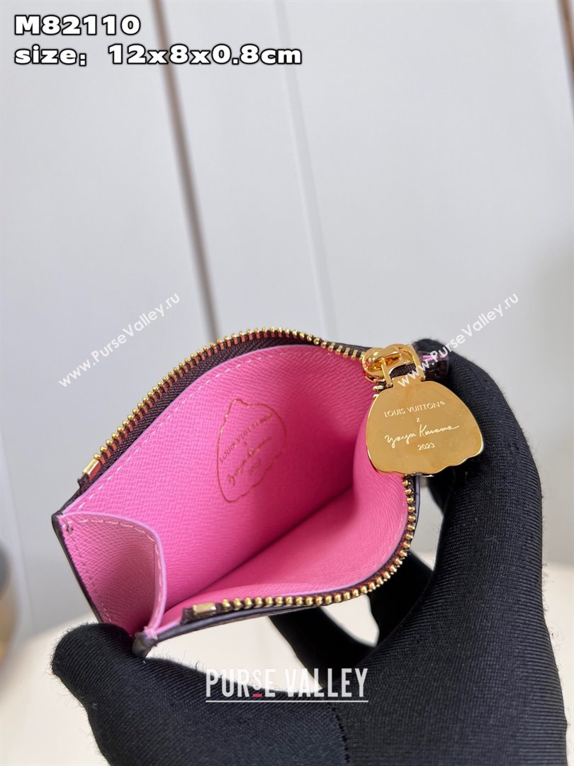 Louis Vuitton Monogram Canvas LV x YK Romy Card Holder M82110 Pumpkin print (nana-23122509)