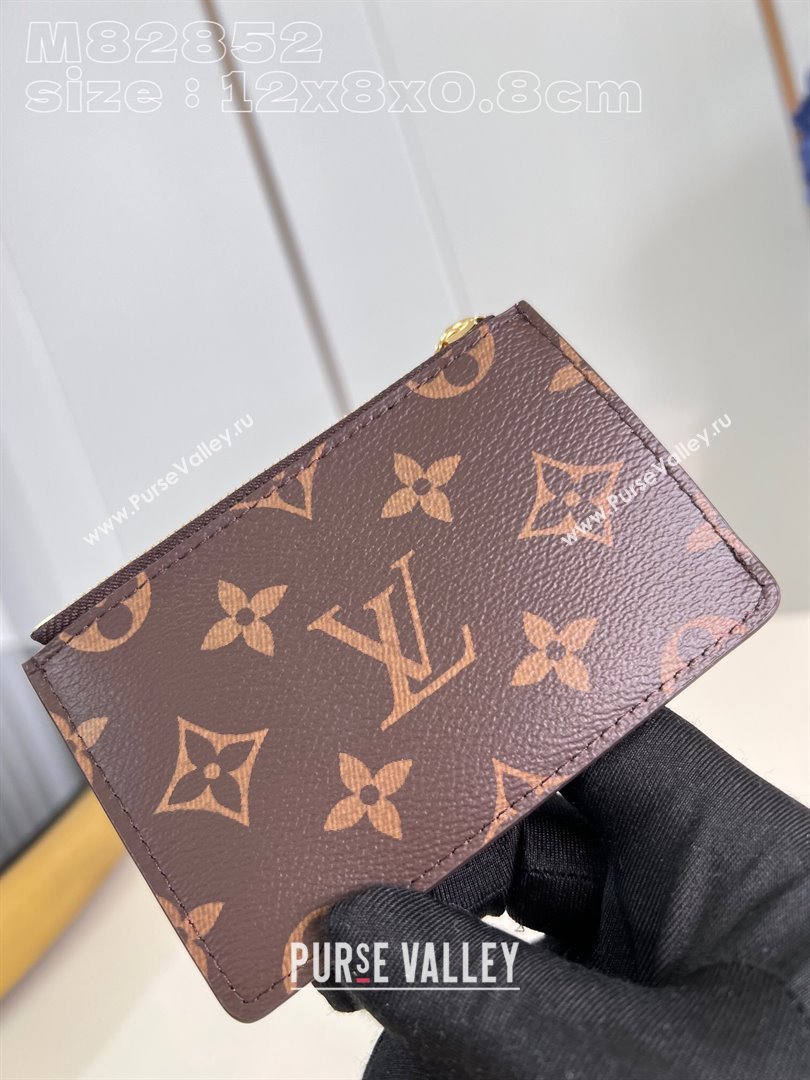 Louis Vuitton Monogram Canvas Romy Card Holder M82852 Vivienne print Pink (nana-23122510)