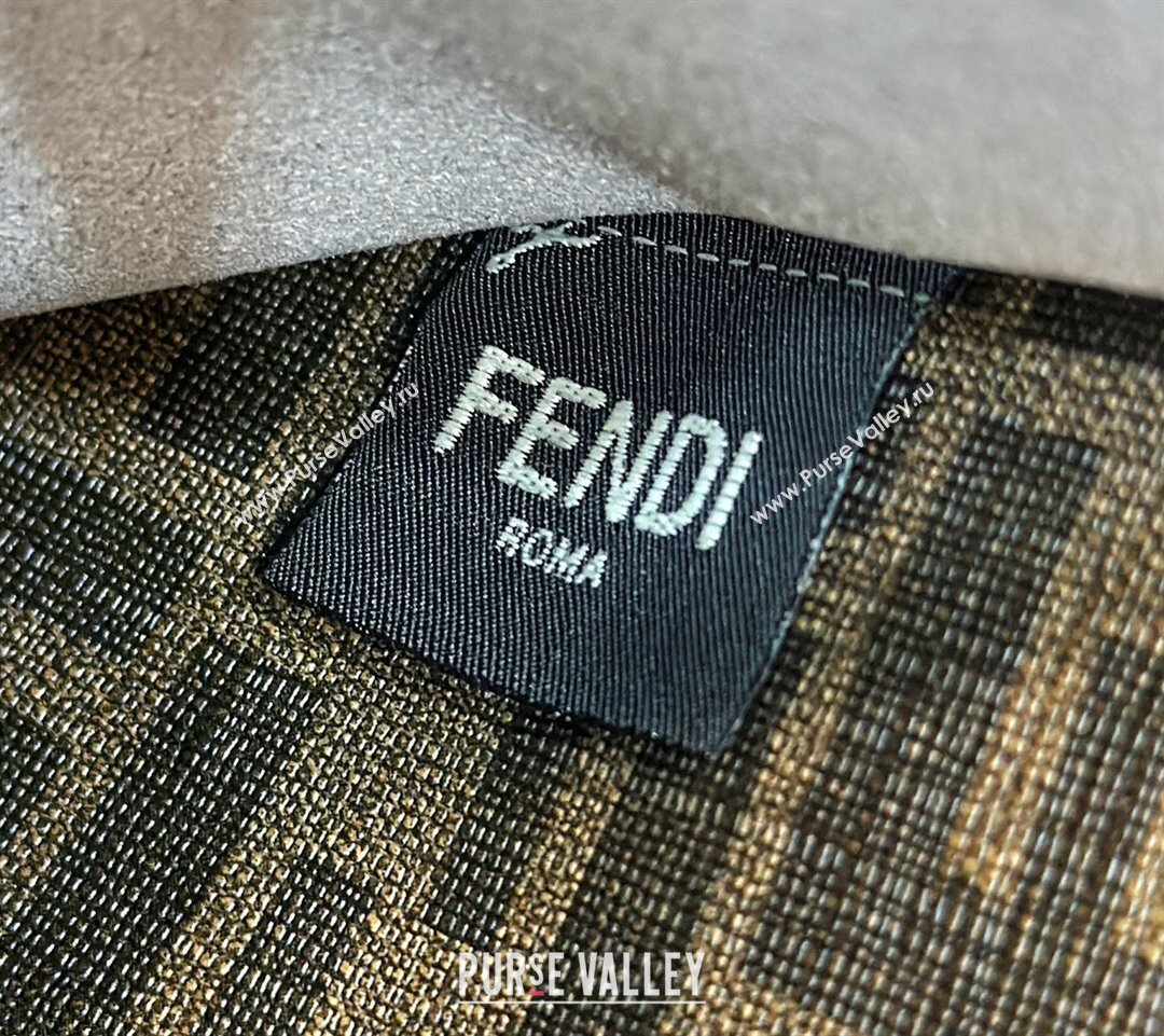 Fendi Peekaboo Iseeu Medium Bag in Selleria Leather 7VA529 Gray/White (chaoliu-23122731)