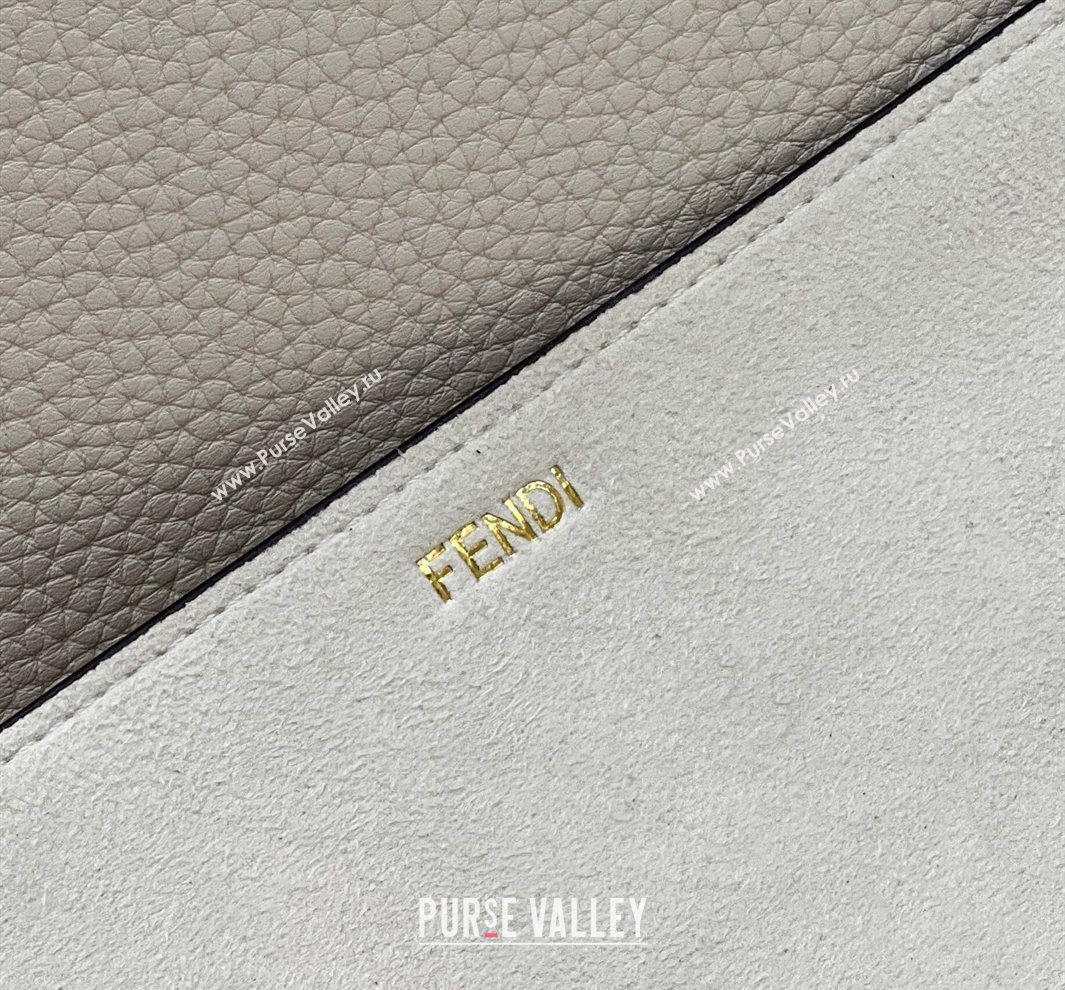 Fendi Peekaboo ISEEU Medium Bag White Calfskin/Python Edge (chaoliu-23122707)