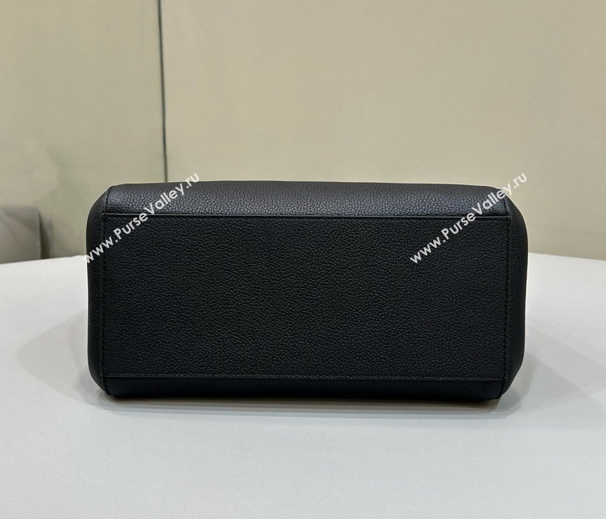 Fendi Origami Medium bag Black leather that can be transformed 2024 (chaoliu-23122735)