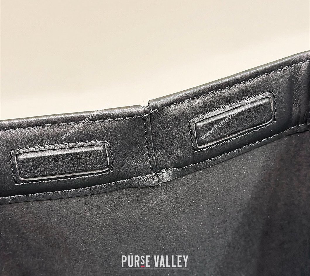 Fendi Origami Mini bag Black leather that can be transformed 2024 (chaoliu-23122737)