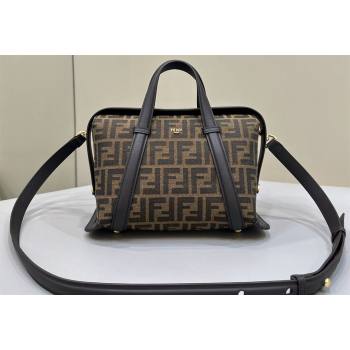 Fendi Boston 365 Bag in Brown FF jacquard fabric 2024 (chaoliu-23122749)