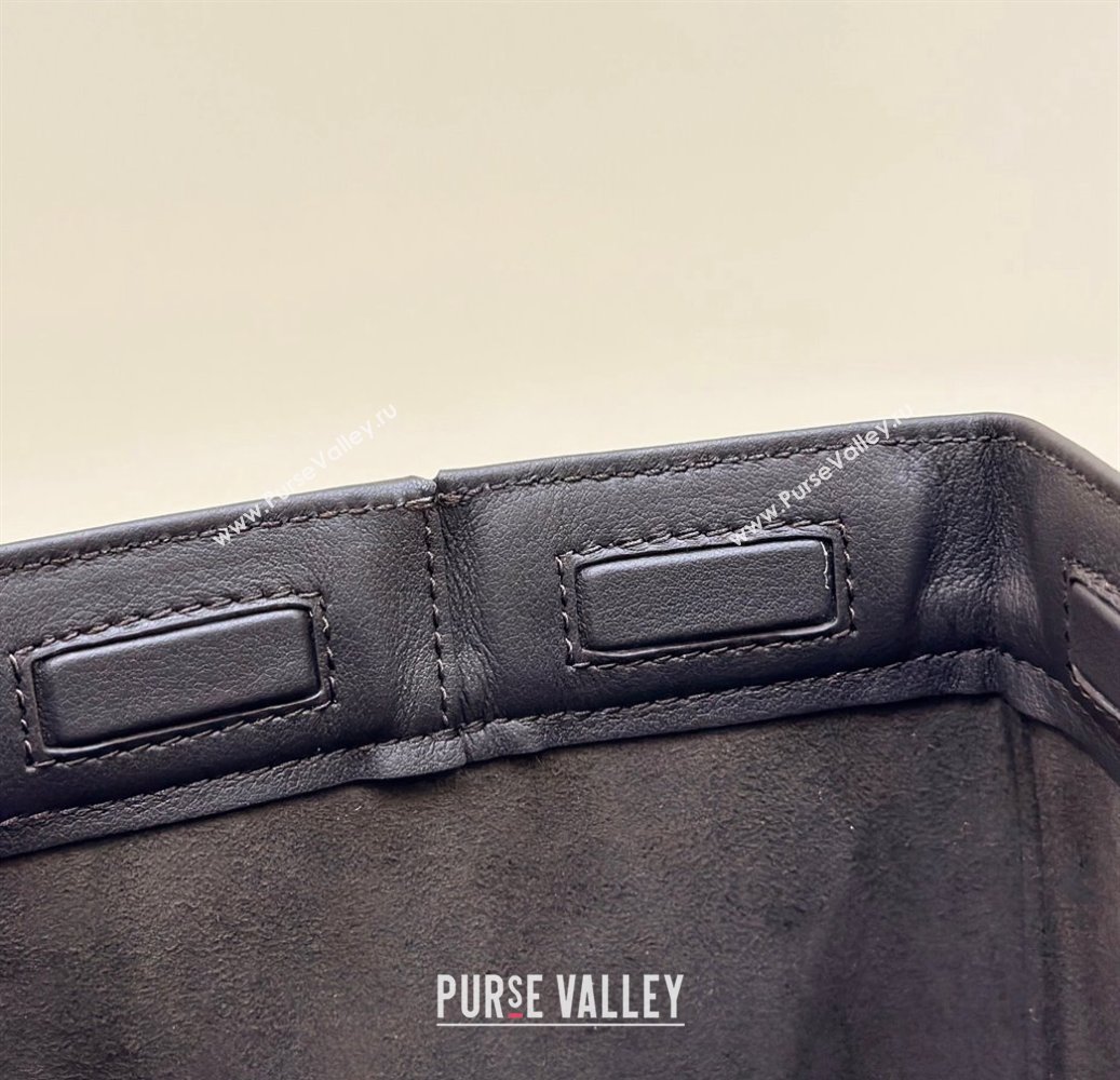 Fendi Origami Mini bag Brown FF jacquard fabric that can be transformed 2024 (chaoliu-23122734)