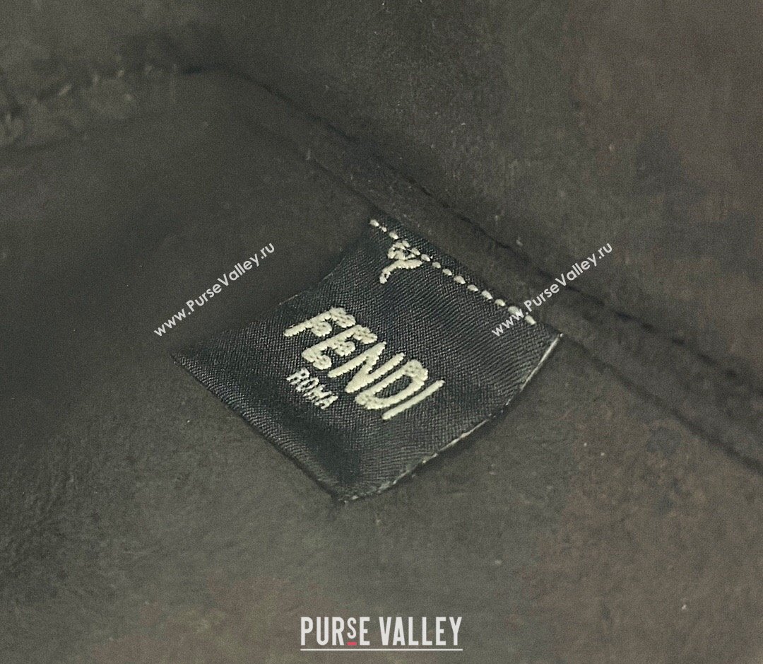 Fendi Origami Mini bag Brown FF jacquard fabric that can be transformed 2024 (chaoliu-23122734)