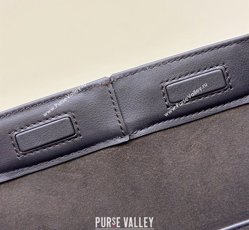 Fendi Origami Medium bag Brown FF jacquard fabric that can be transformed 2024 (chaoliu-23122733)