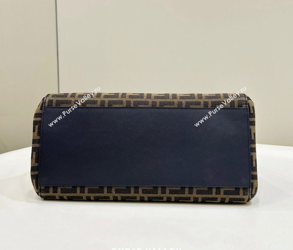 Fendi Origami Large bag Brown FF jacquard fabric that can be transformed 2024 (chaoliu-23122732)