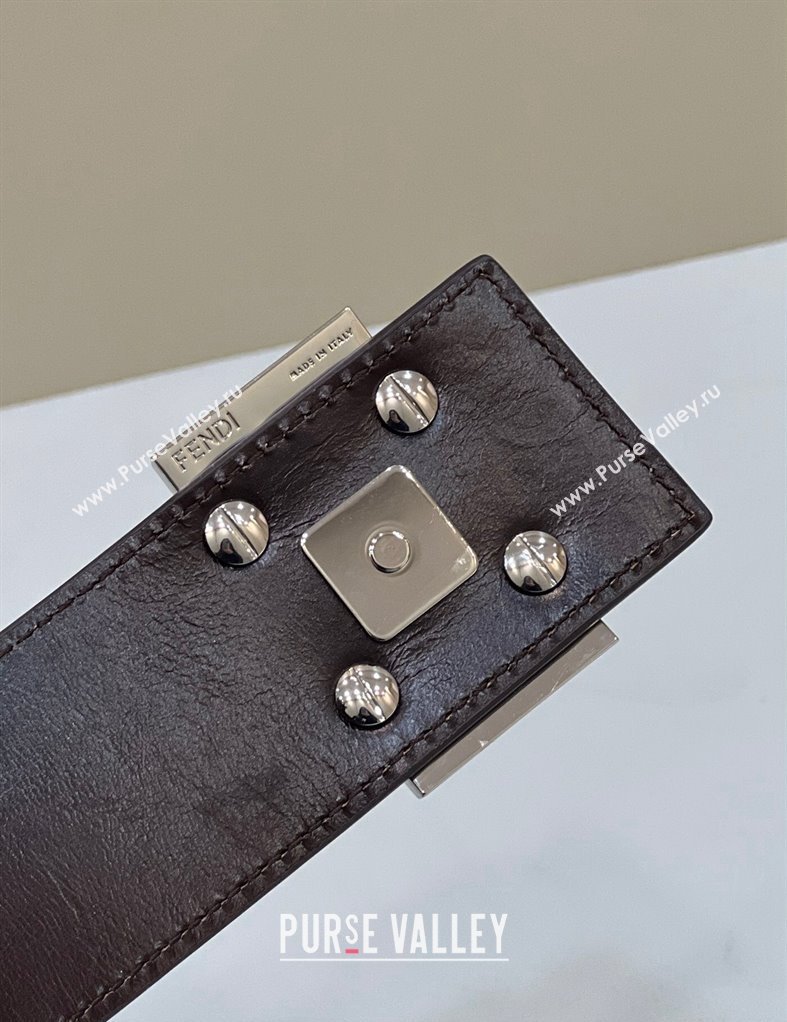 Fendi Vintage Tote Bag in Brown jacquard FF fabric 8316 (chaoliu-23122719)