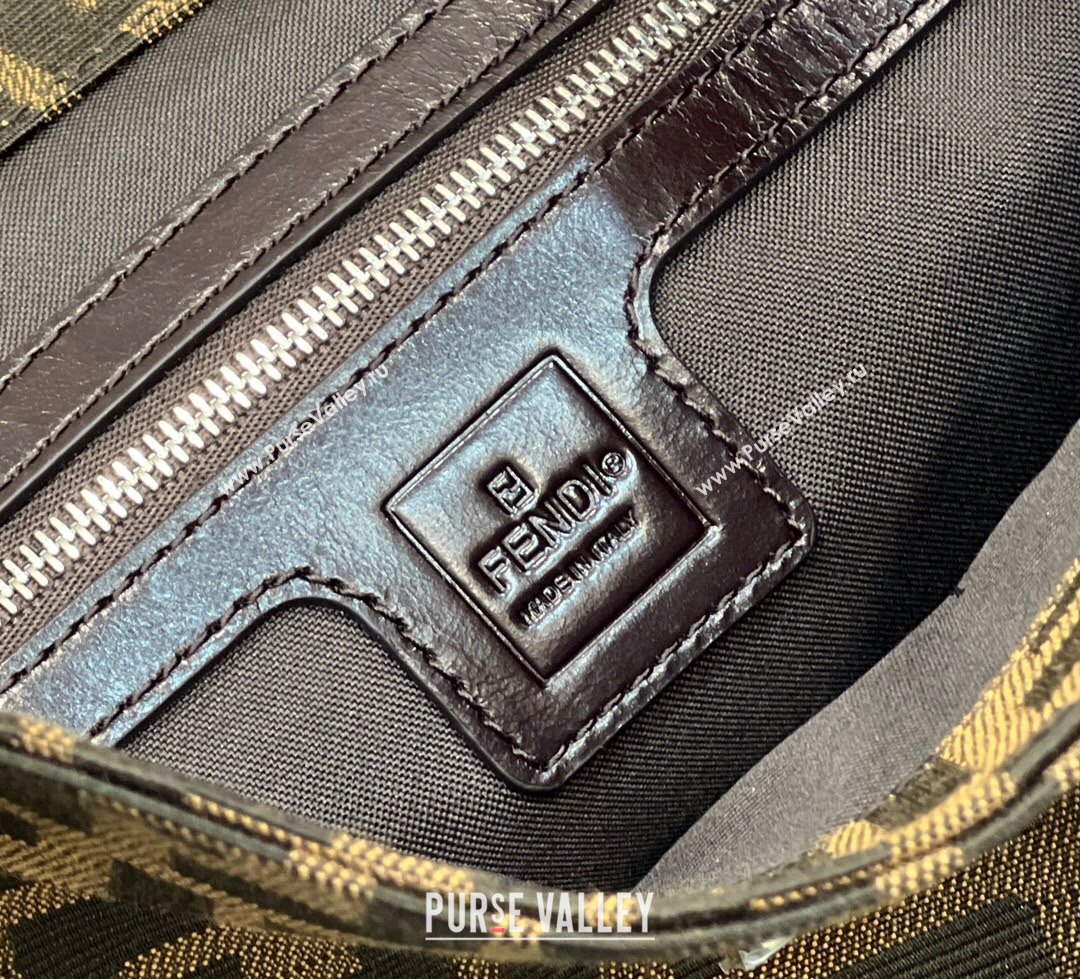Fendi Vintage Tote Bag in Brown jacquard FF fabric 8316 (chaoliu-23122719)