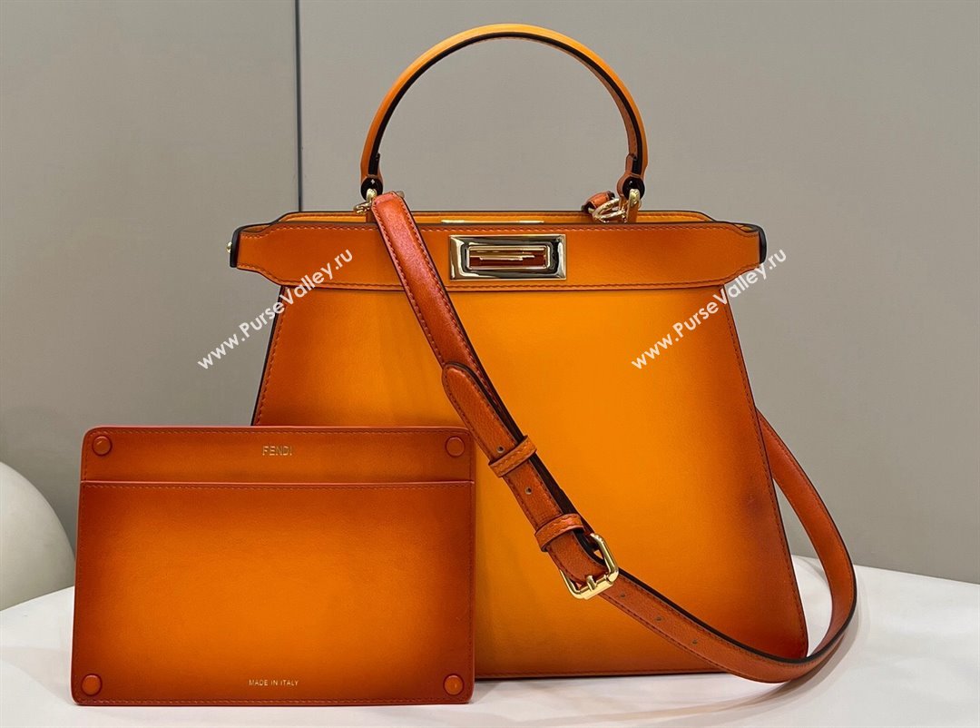 Fendi Peekaboo ISEEU Medium Bag Graduated Orange (chaoliu-23122701)