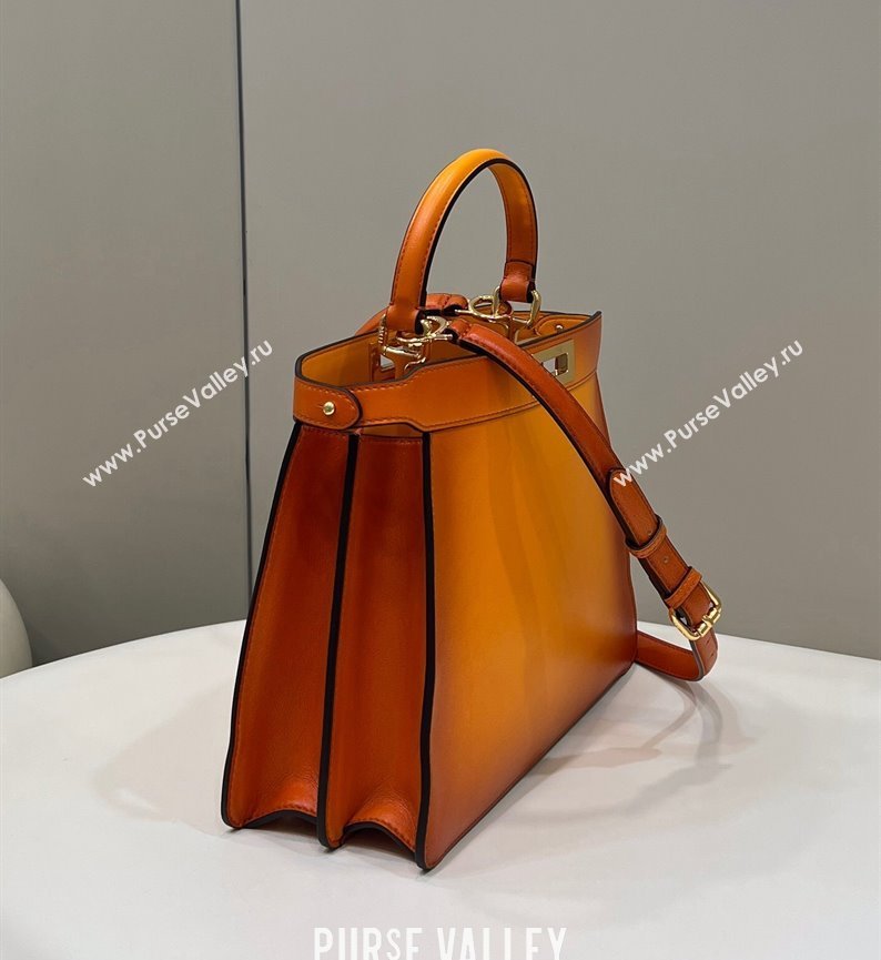 Fendi Peekaboo ISEEU Medium Bag Graduated Orange (chaoliu-23122701)
