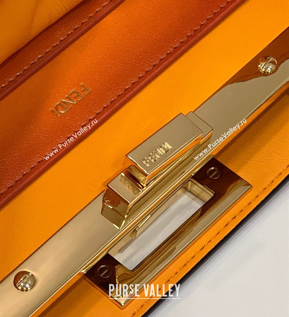 Fendi Peekaboo ISEEU Medium Bag Graduated Orange (chaoliu-23122701)
