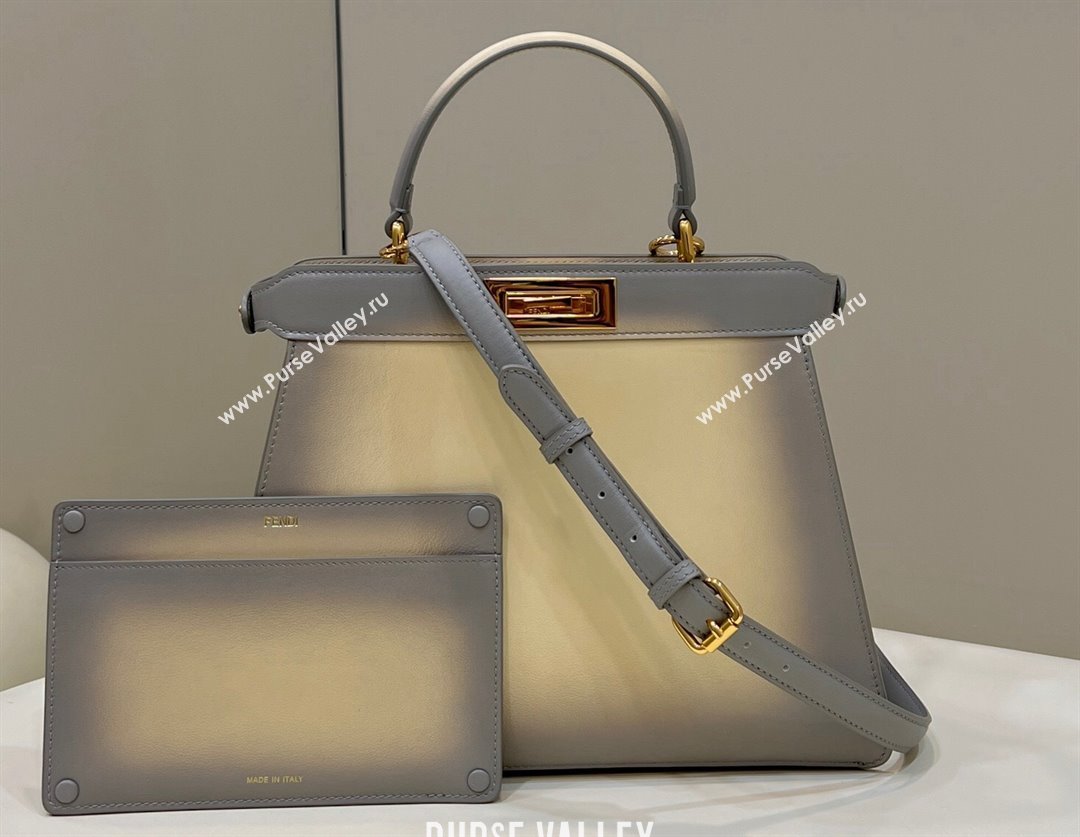 Fendi Peekaboo ISEEU Medium Bag Graduated Gray (chaoliu-23122702)