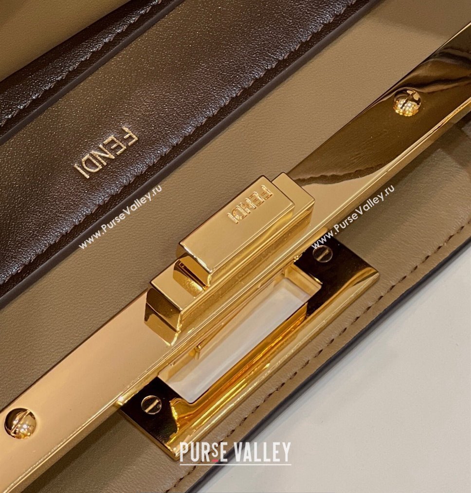 Fendi Peekaboo ISEEU Medium Bag Graduated Coffee (chaoliu-23122703)