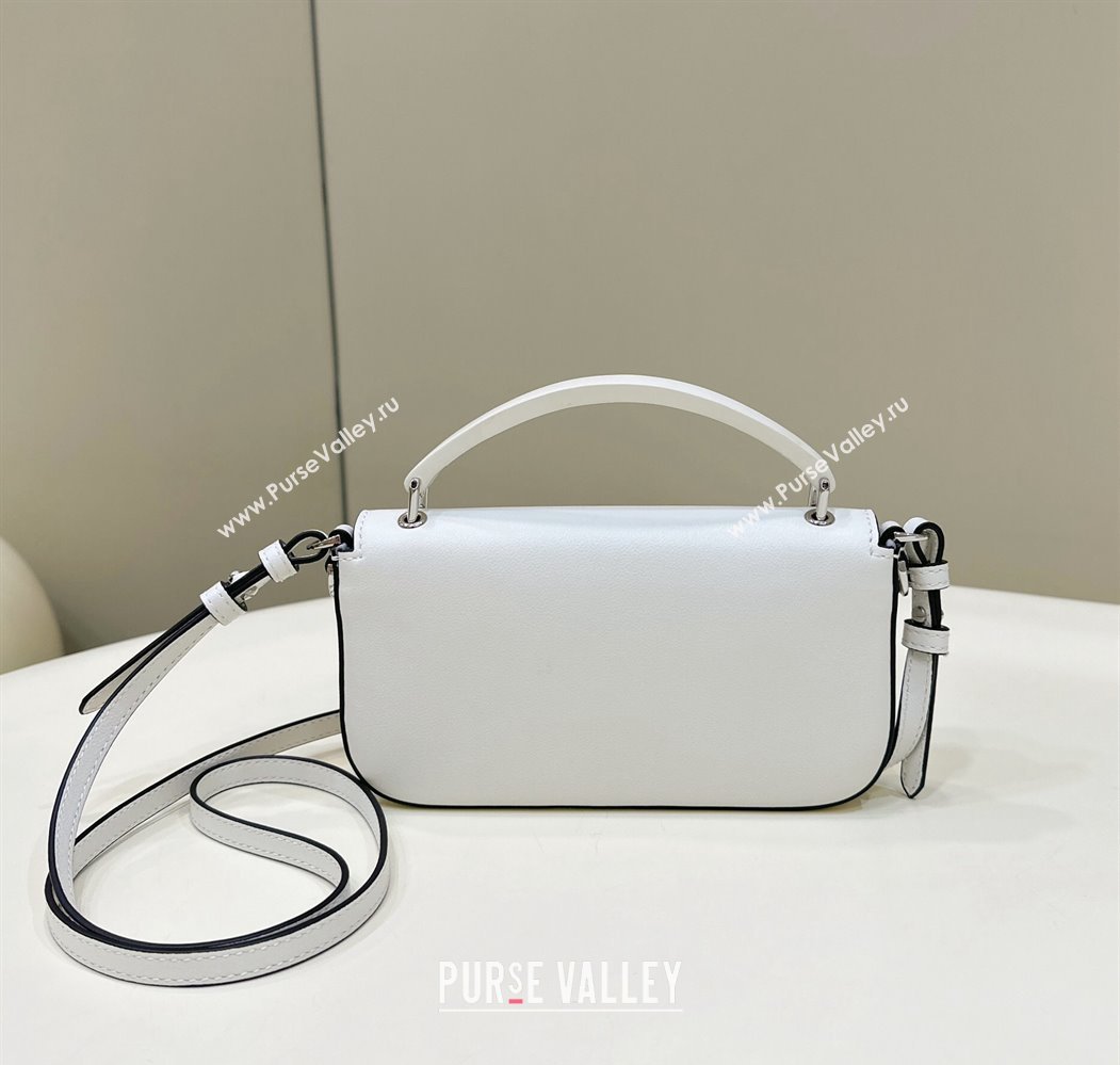 Fendi by Marc Jacobs Baguette Phone Pouch Bag in Print Leather White 2024 (chaoliu-23122744)