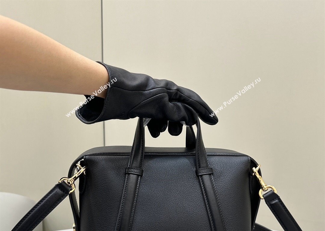 Fendi Boston 365 Bag in Black leather 2024 (chaoliu-23122746)