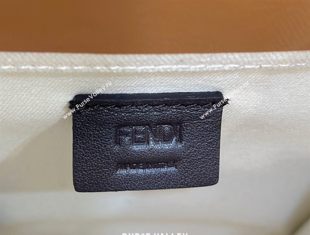 Fendi Sunshine Mini Sunshine Shopper Bag Canvas/Leather Brown (chaoliu-23122716)