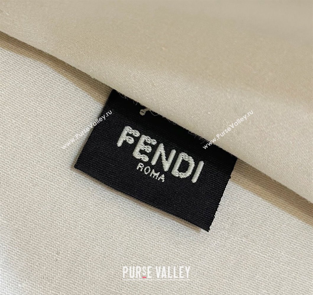 Fendi Sunshine Medium Shopper Tote Bag Canvas/Leather Black (chaoliu-23122714)