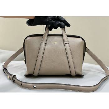 Fendi Boston 365 Bag in Dove gray leather 2024 (chaoliu-23122748)