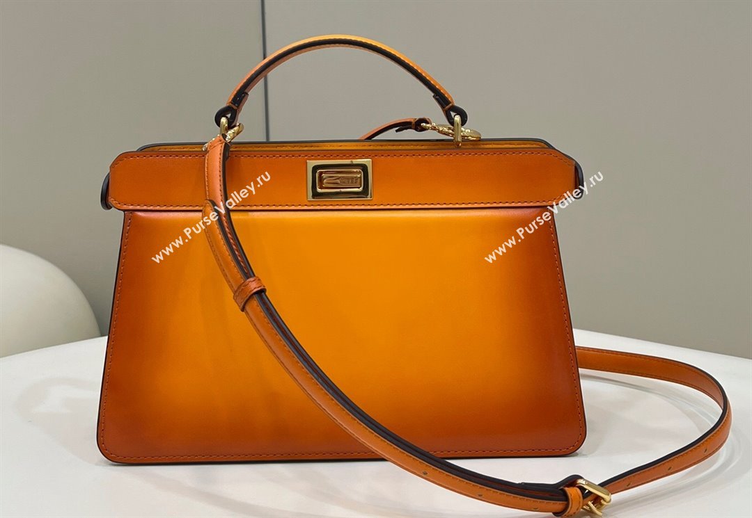 Fendi Peekaboo ISEEU East-West Bag Graduated Orange (chaoliu-23122704)