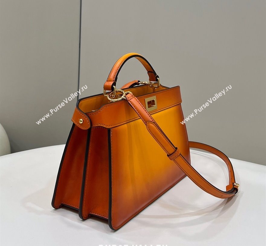 Fendi Peekaboo ISEEU East-West Bag Graduated Orange (chaoliu-23122704)