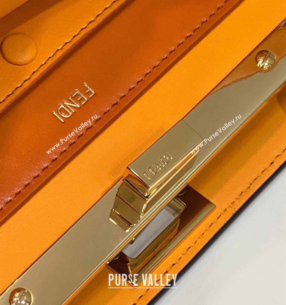 Fendi Peekaboo ISEEU East-West Bag Graduated Orange (chaoliu-23122704)