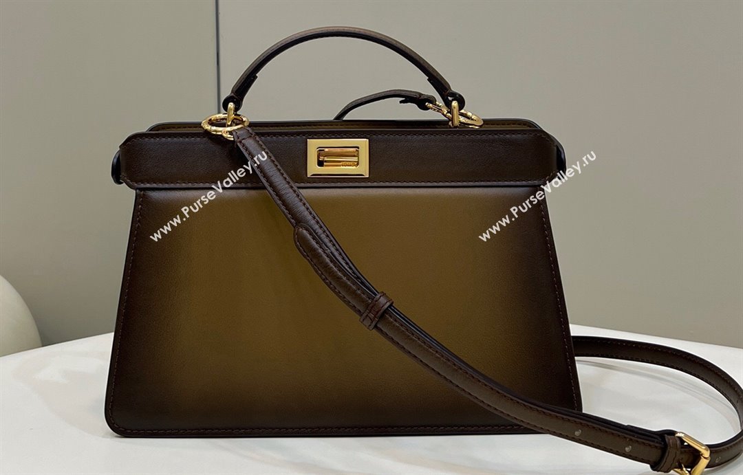 Fendi Peekaboo ISEEU East-West Bag Graduated Coffee (chaoliu-23122706)