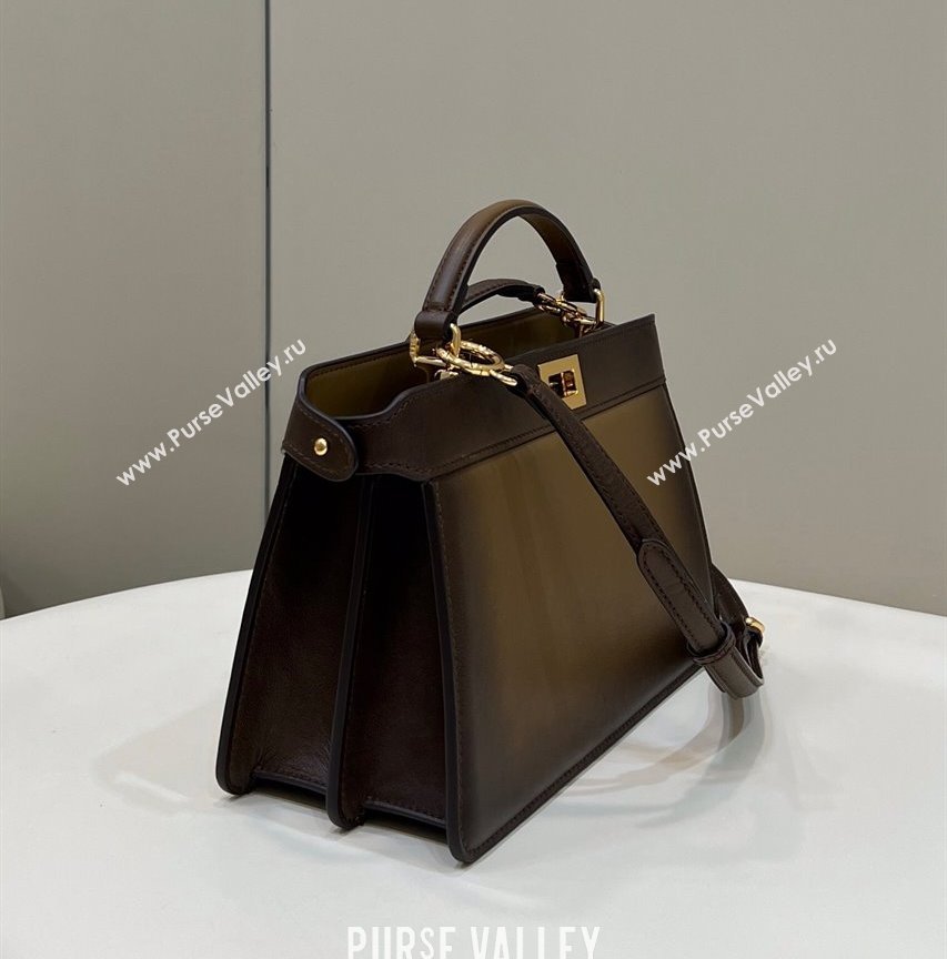 Fendi Peekaboo ISEEU East-West Bag Graduated Coffee (chaoliu-23122706)