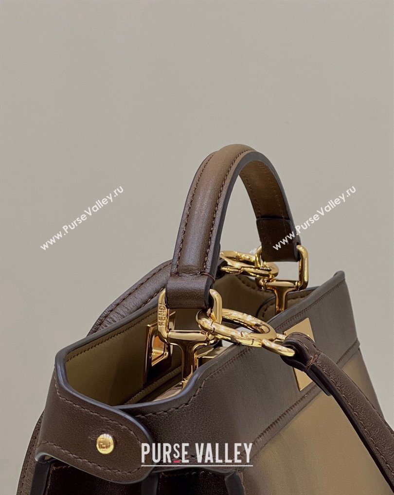 Fendi Peekaboo ISEEU East-West Bag Graduated Coffee (chaoliu-23122706)