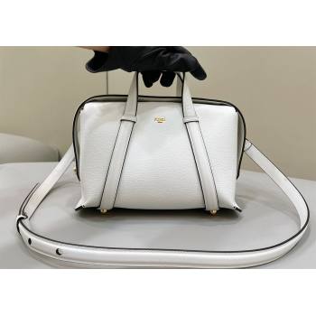 Fendi Boston 365 Bag in White leather 2024 (chaoliu-23122747)