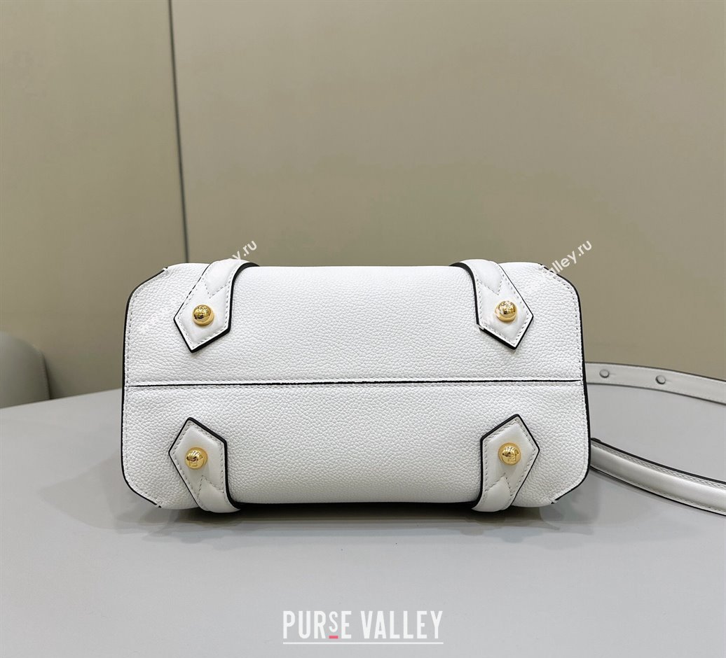 Fendi Boston 365 Bag in White leather 2024 (chaoliu-23122747)