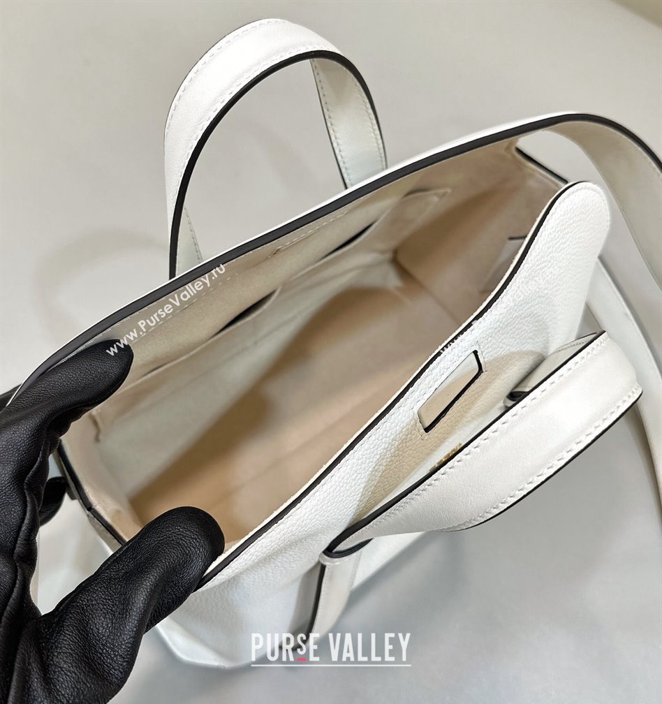 Fendi Boston 365 Bag in White leather 2024 (chaoliu-23122747)