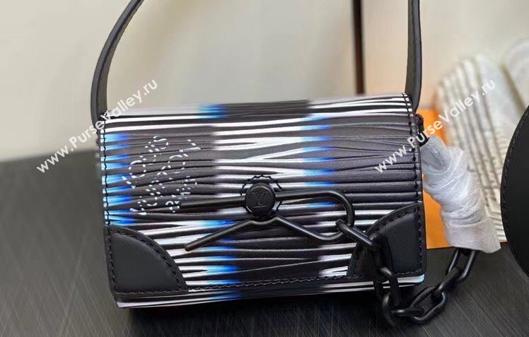 Louis Vuitton Damier Rush Epi XL Leather Micro Steamer Bag M82817 Blue Moon 2024 (kiki-23122612)