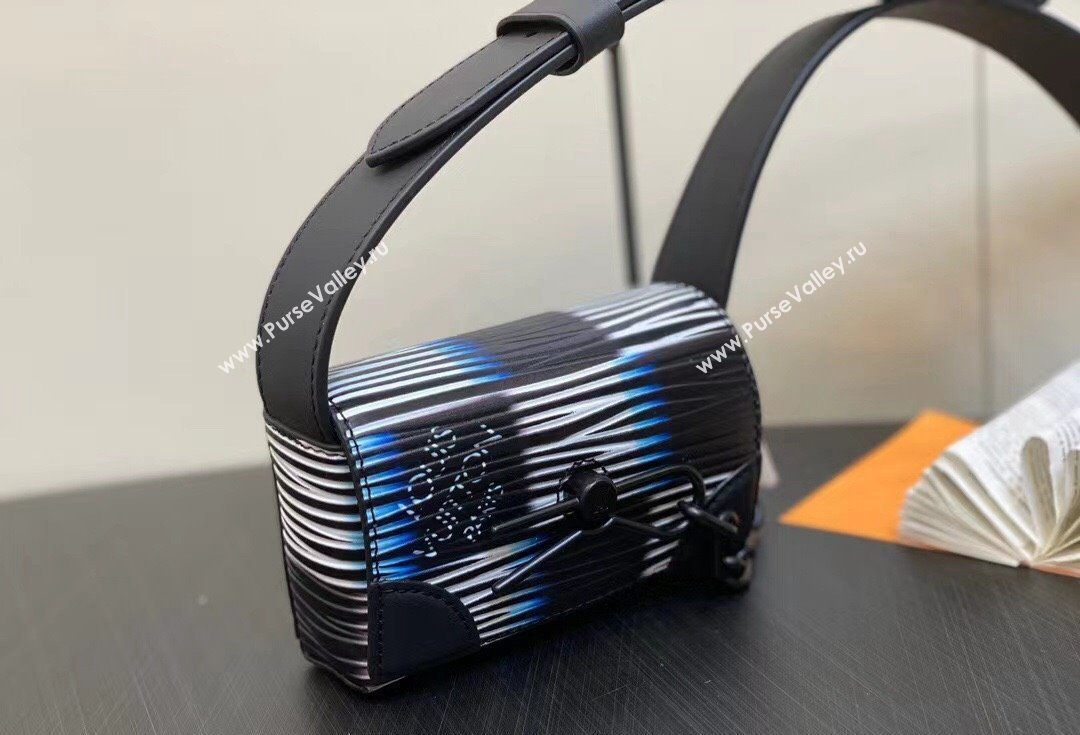 Louis Vuitton Damier Rush Epi XL Leather Micro Steamer Bag M82817 Blue Moon 2024 (kiki-23122612)