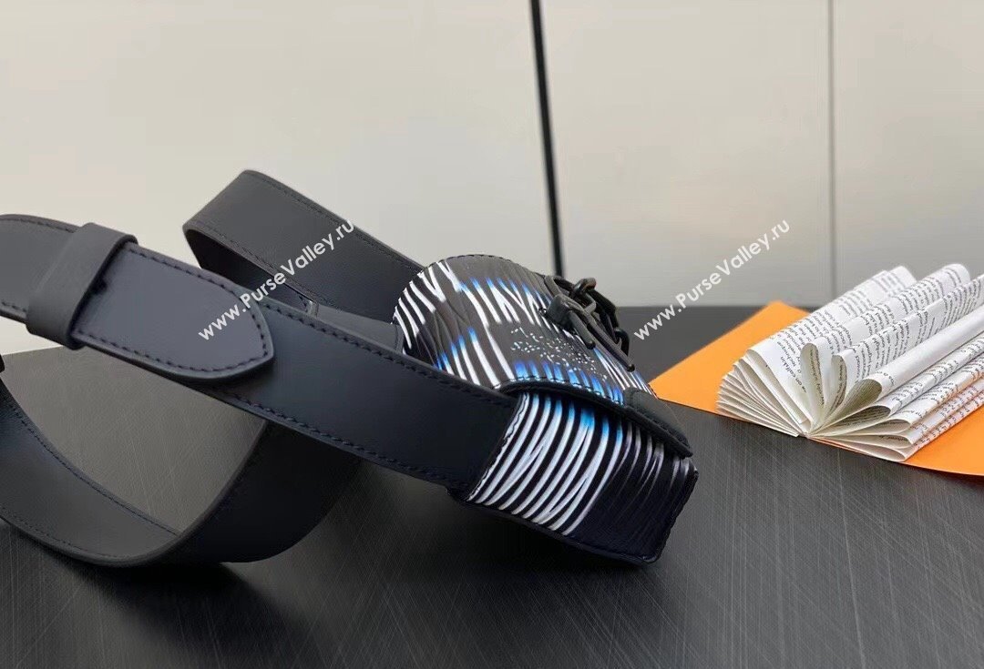 Louis Vuitton Damier Rush Epi XL Leather Micro Steamer Bag M82817 Blue Moon 2024 (kiki-23122612)