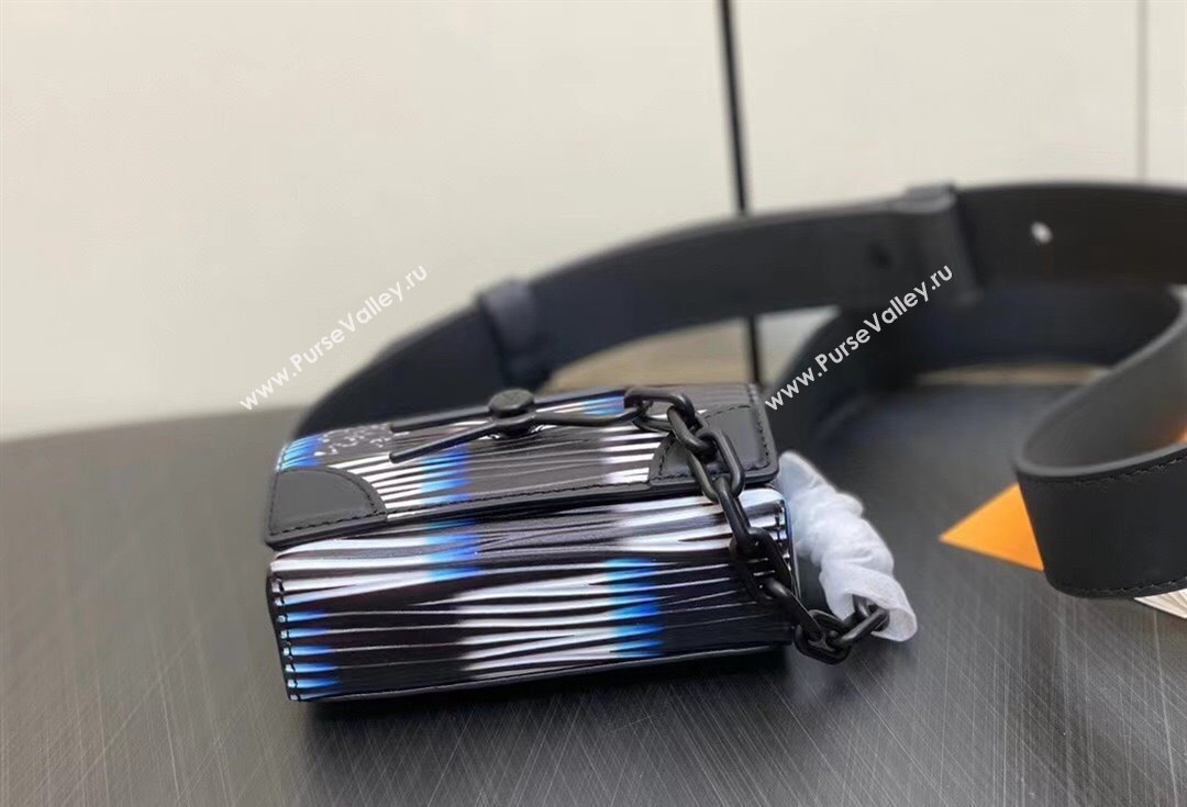 Louis Vuitton Damier Rush Epi XL Leather Micro Steamer Bag M82817 Blue Moon 2024 (kiki-23122612)