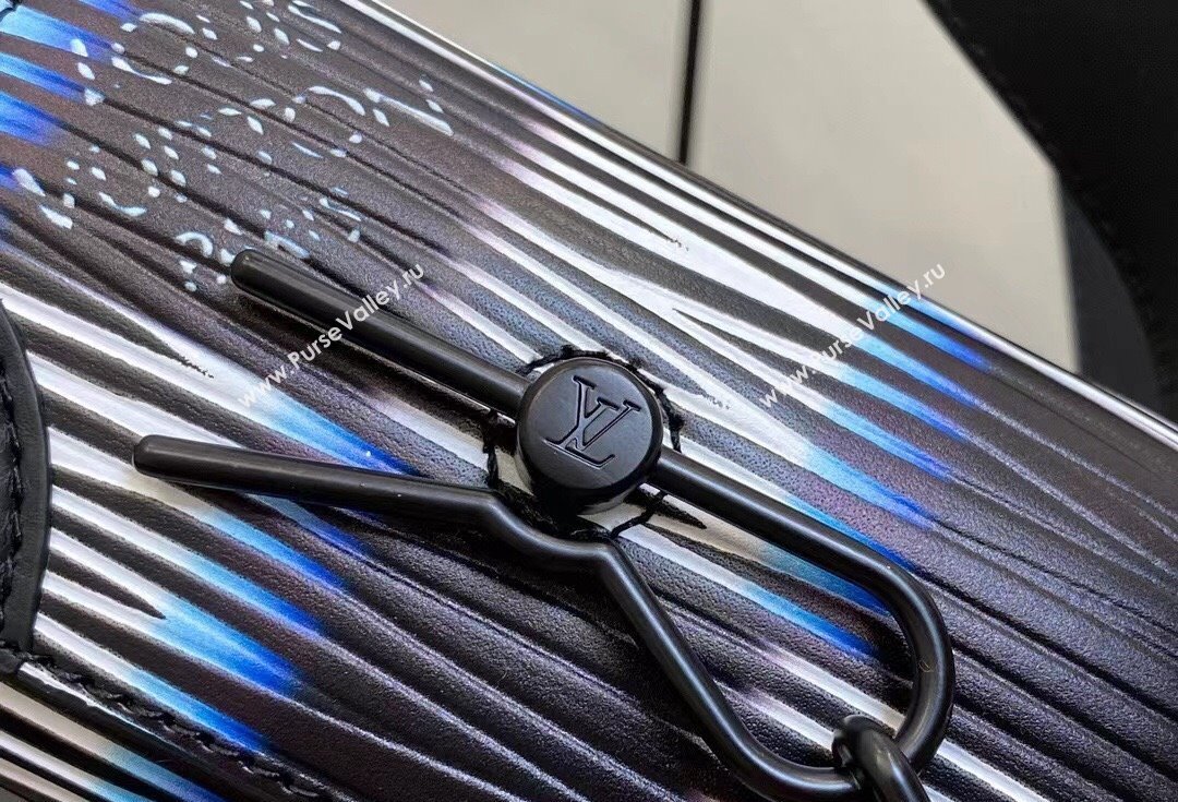 Louis Vuitton Damier Rush Epi XL Leather Micro Steamer Bag M82817 Blue Moon 2024 (kiki-23122612)