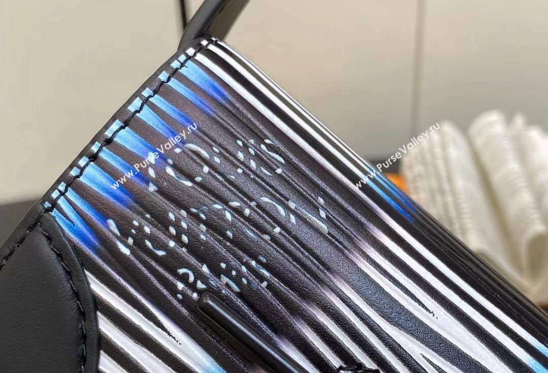 Louis Vuitton Damier Rush Epi XL Leather Micro Steamer Bag M82817 Blue Moon 2024 (kiki-23122612)