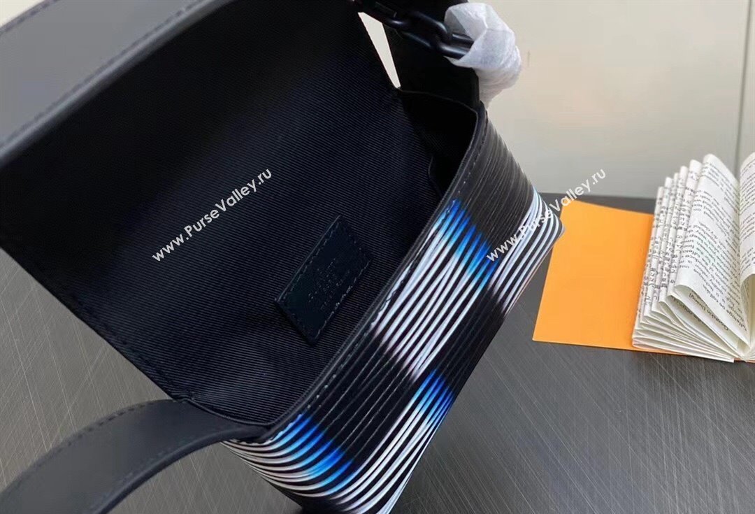 Louis Vuitton Damier Rush Epi XL Leather Micro Steamer Bag M82817 Blue Moon 2024 (kiki-23122612)