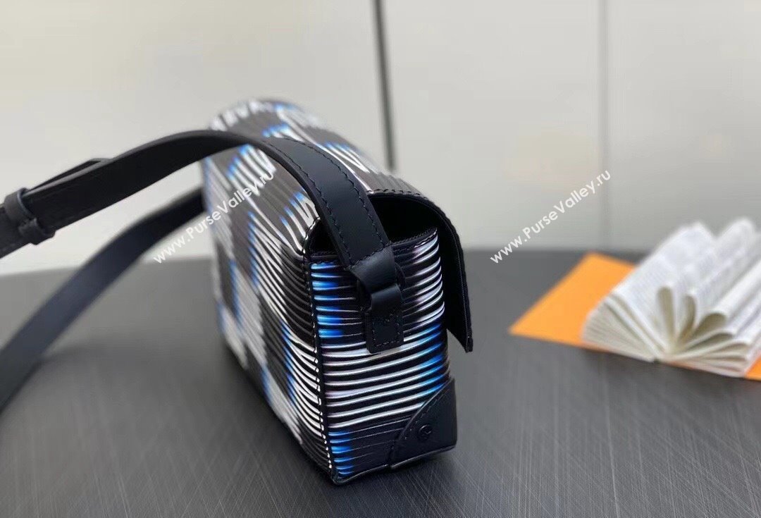 Louis Vuitton Damier Rush Epi XL Leather Steamer Wearable Wallet M82819 Blue Moon 2024 (kiki-23122611)