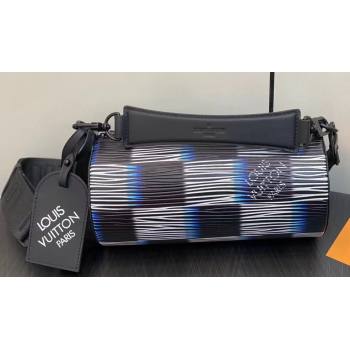 Louis Vuitton Damier Rush Epi XL Leather Soft Polochon PM Bag M23744 Blue Moon 2024 (kiki-23122610)