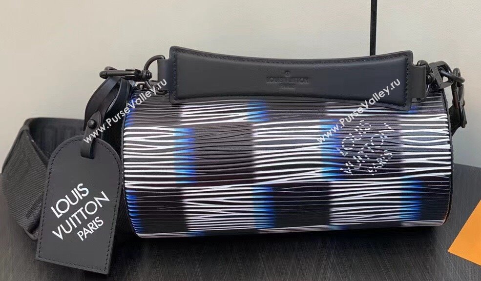 Louis Vuitton Damier Rush Epi XL Leather Soft Polochon PM Bag M23744 Blue Moon 2024 (kiki-23122610)