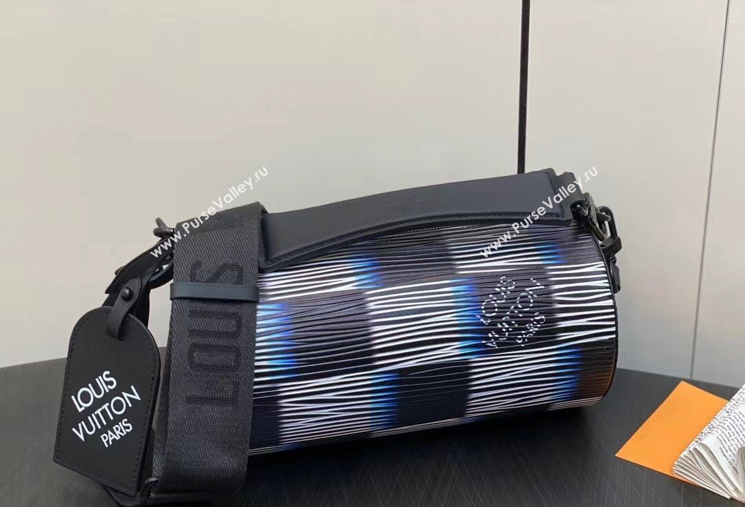 Louis Vuitton Damier Rush Epi XL Leather Soft Polochon PM Bag M23744 Blue Moon 2024 (kiki-23122610)