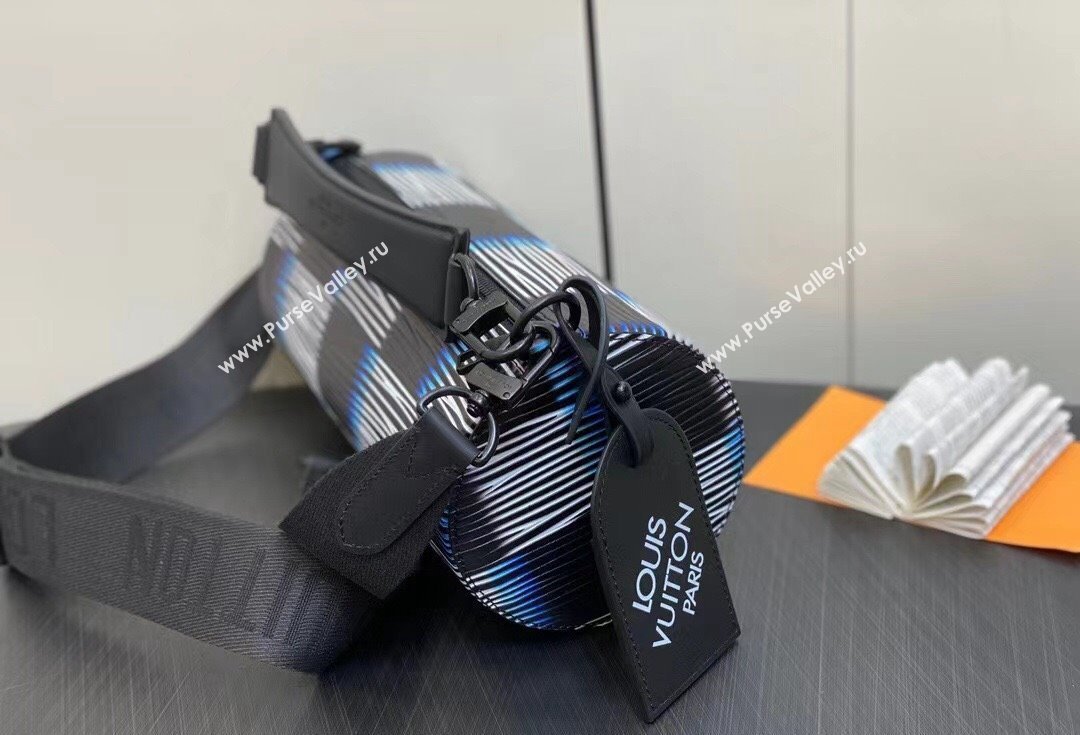 Louis Vuitton Damier Rush Epi XL Leather Soft Polochon PM Bag M23744 Blue Moon 2024 (kiki-23122610)