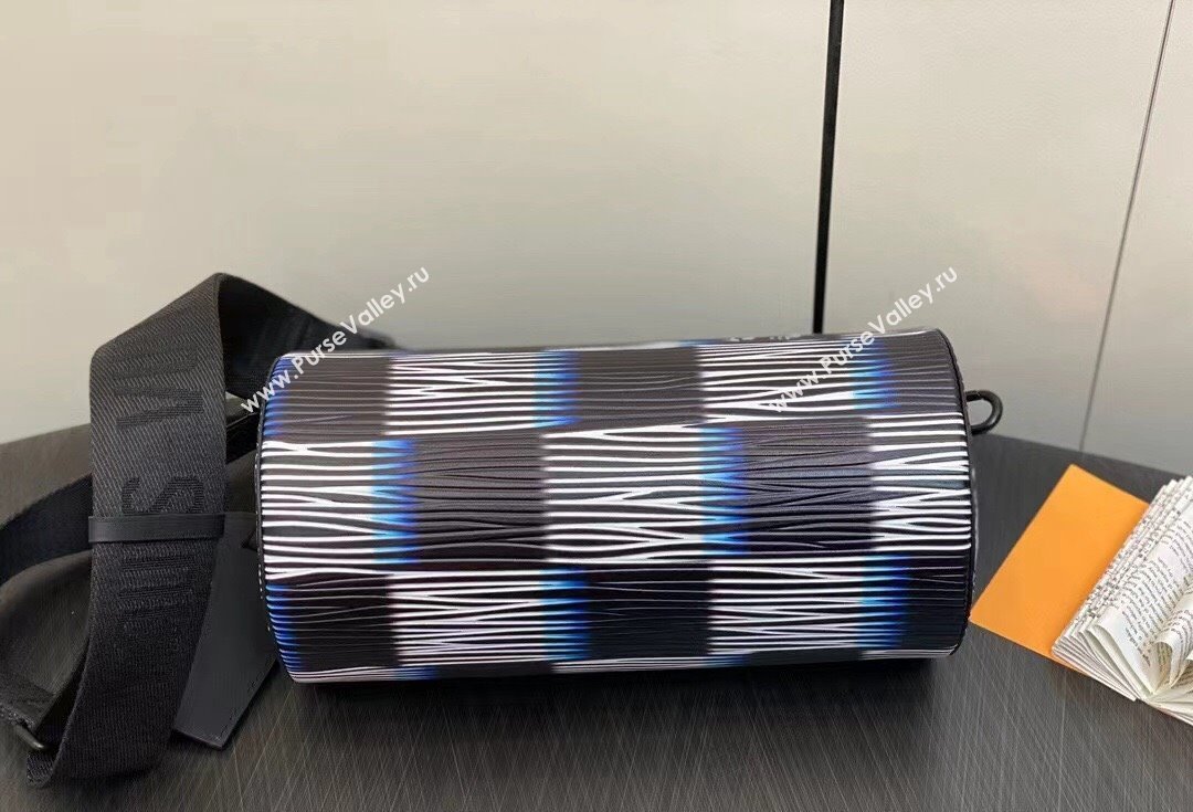 Louis Vuitton Damier Rush Epi XL Leather Soft Polochon PM Bag M23744 Blue Moon 2024 (kiki-23122610)