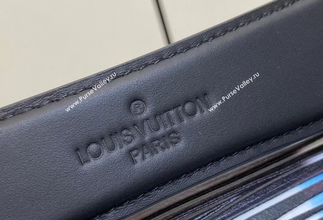 Louis Vuitton Damier Rush Epi XL Leather Soft Polochon PM Bag M23744 Blue Moon 2024 (kiki-23122610)