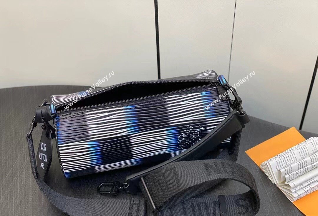 Louis Vuitton Damier Rush Epi XL Leather Soft Polochon PM Bag M23744 Blue Moon 2024 (kiki-23122610)